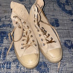 All tan converse- sold as is